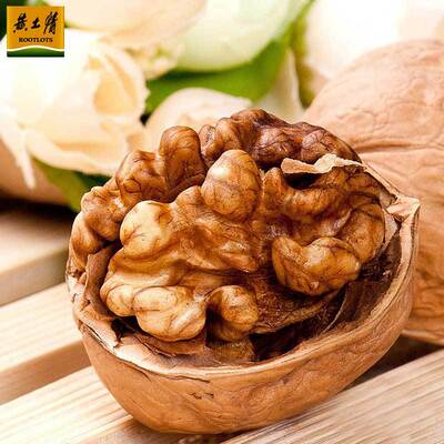 延安薄皮核桃1000g 零食干果农家核桃 陕北特产去皮生核桃|ms