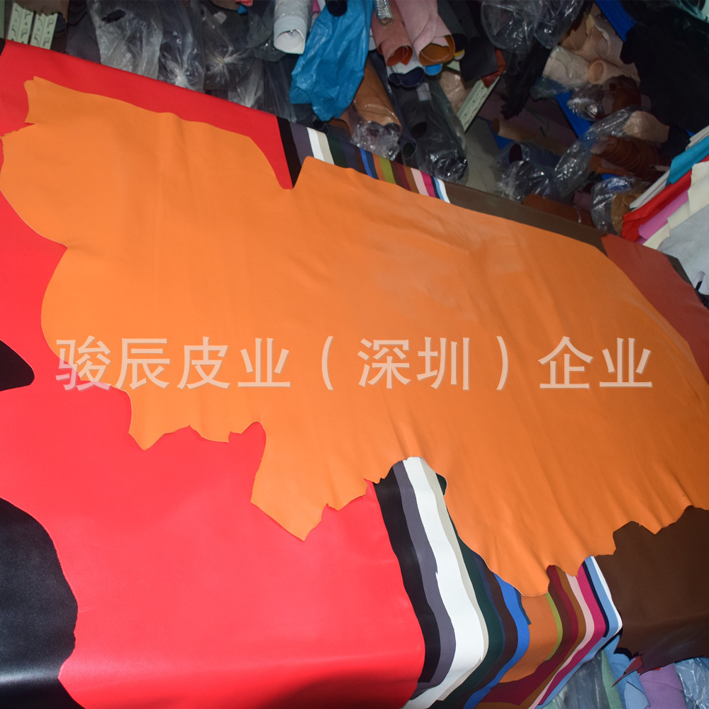 厂家直销环保纳帕头层黄牛皮 粒面皮 韩软纳帕皮 现货供应真皮|ru