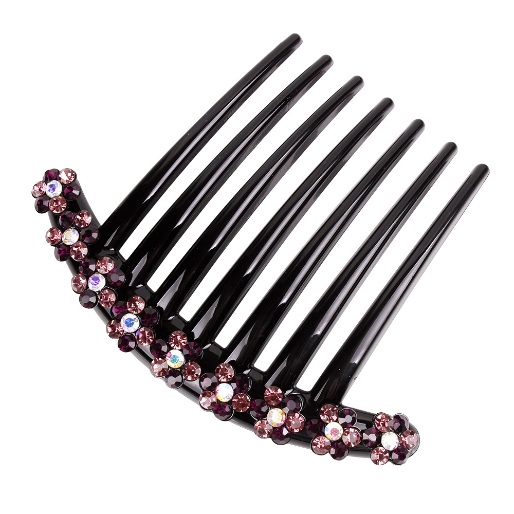 Peine púrpura de SIETE DIENTES