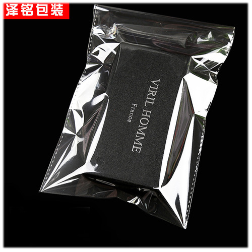 Wholesale opp bag 28*38 self-adhesive transparent plastic bag clothing packaging bag printable LOGO