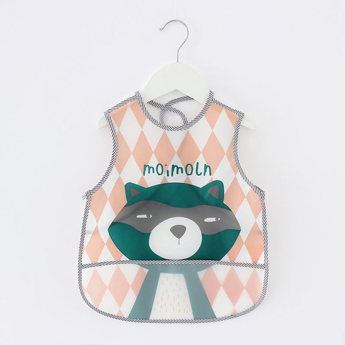 Baby eating bib waterproof EVA children's bib baby food pocket child feeding infant saliva pocket