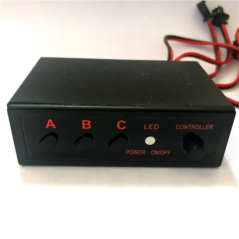 Черная голова ABC хост Светодиодная вспышка хост один для шести хост-автомобилей Светодиодная вспышка один 12V