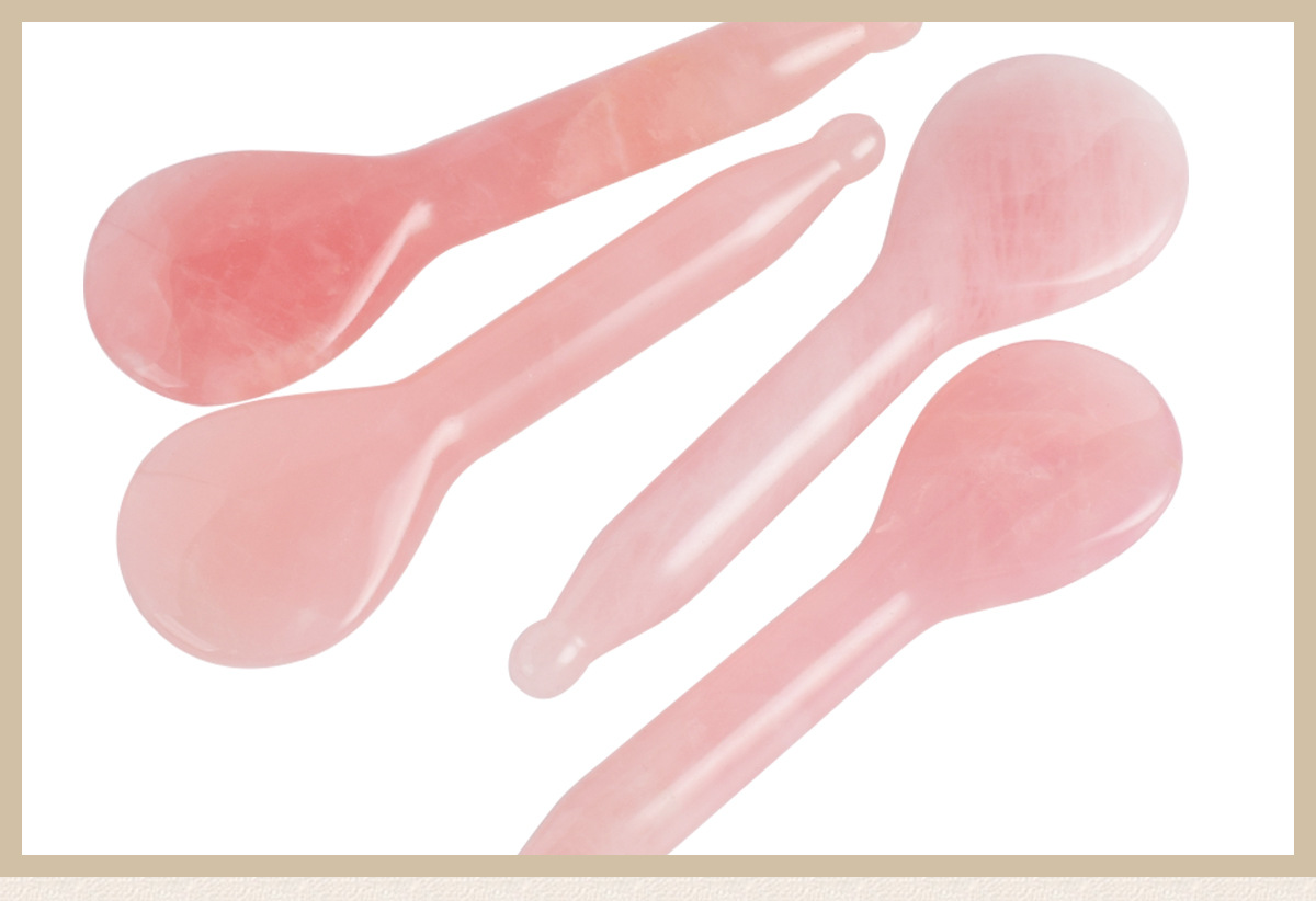 刮痧板厂家直供 优质天然粉晶刮痧片 勺子形脸部美容养生刮痧板-阿里巴巴