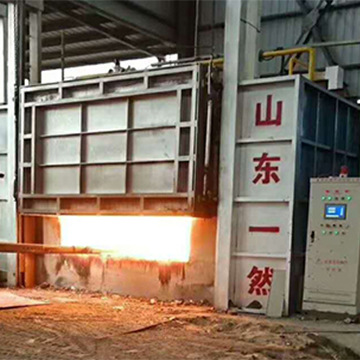 天然气锻造炉 大型天然气贯通加热炉 台车热处理设备厂家