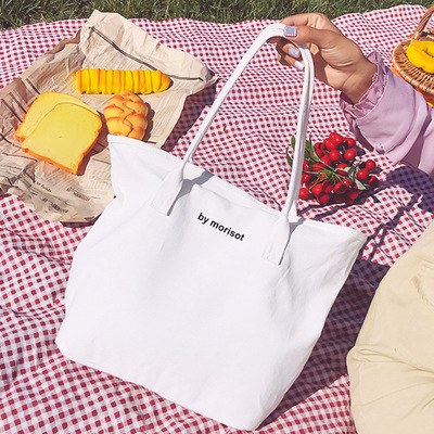 wholesale new pattern Korean Edition Simplicity letter Canvas bag Minimalist lady leisure time Totes High-capacity Bag