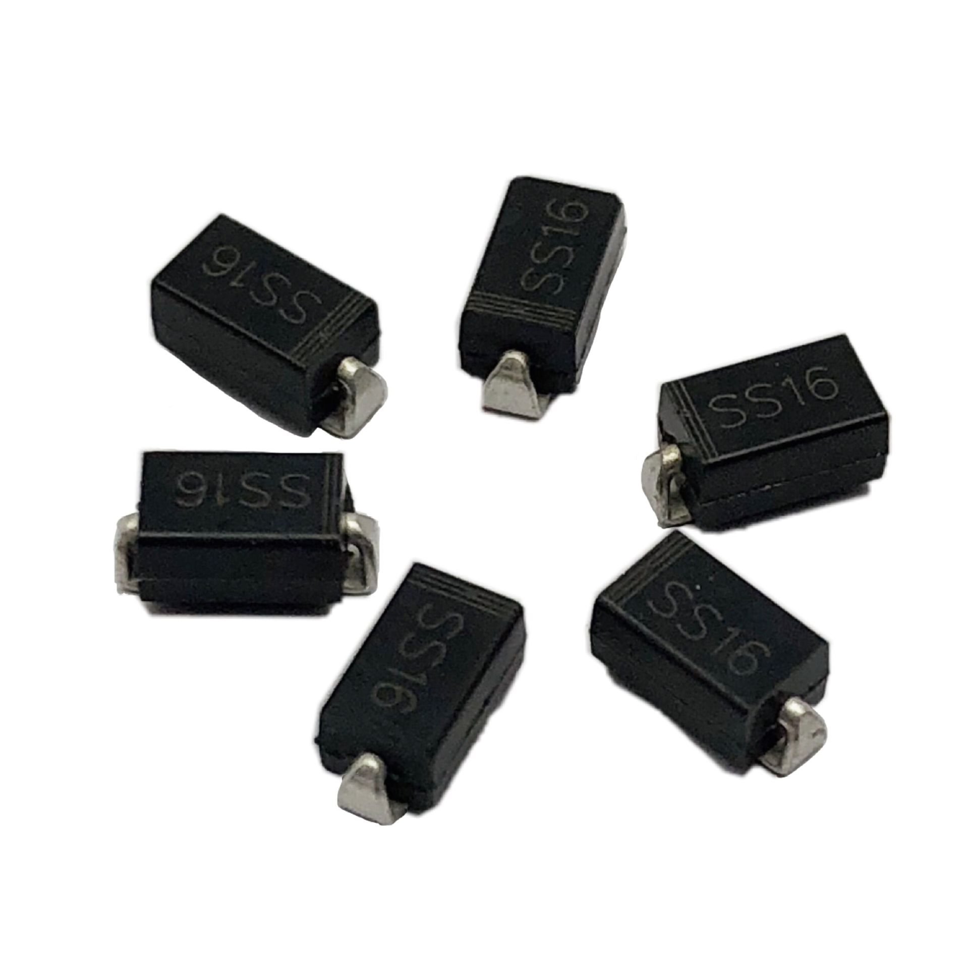 二极管厂家直销 SS16 SMA封装 品质保证 质量稳定