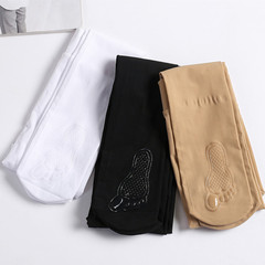 2018春夏新款女童防滑按摩底鋼絲襪 不起球天鵝絨打底舞蹈襪兒童