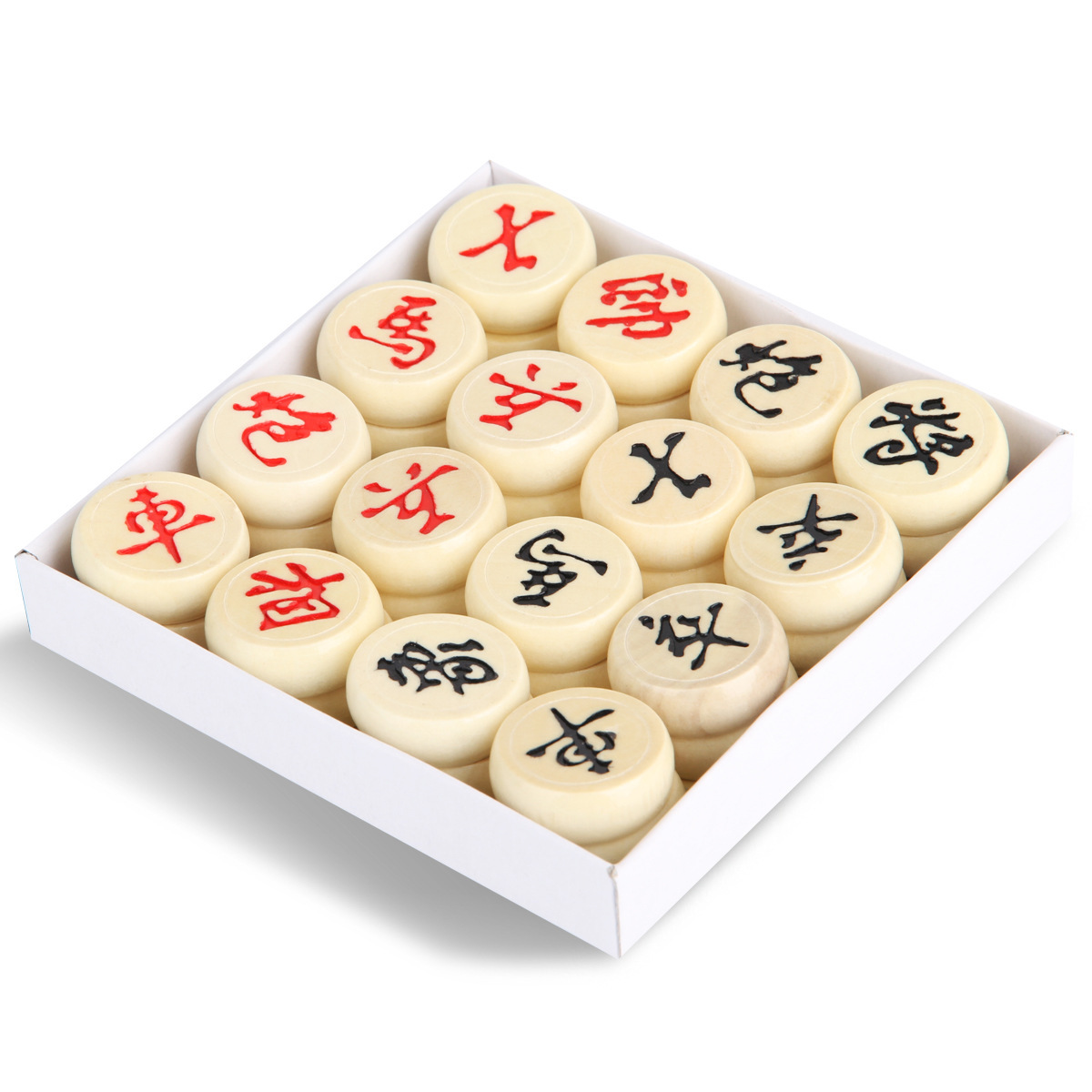 得力9565 中国象棋 益智棋牌 游戏娱乐 原木雕刻色泽均匀