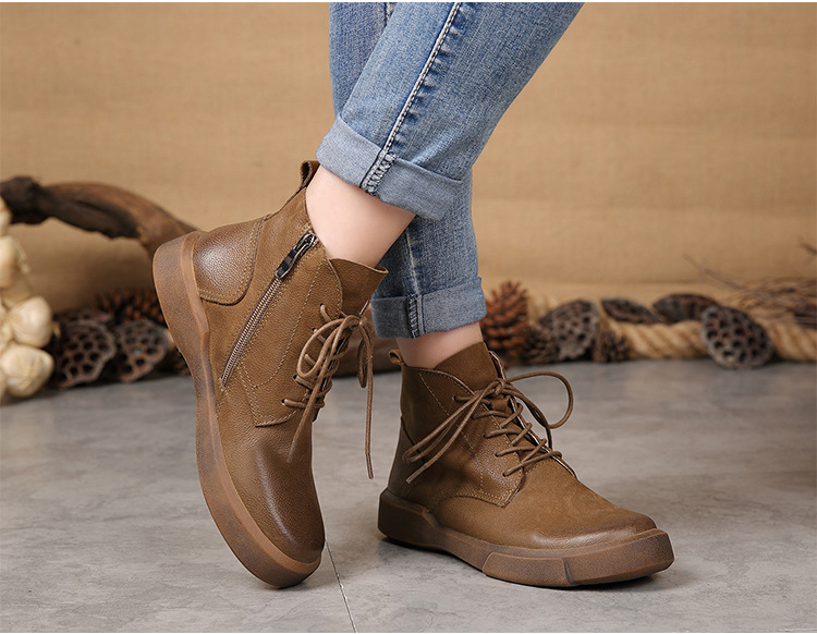 Bottes femme RUOLAN en En cuir - Ref 3354898 Image 22