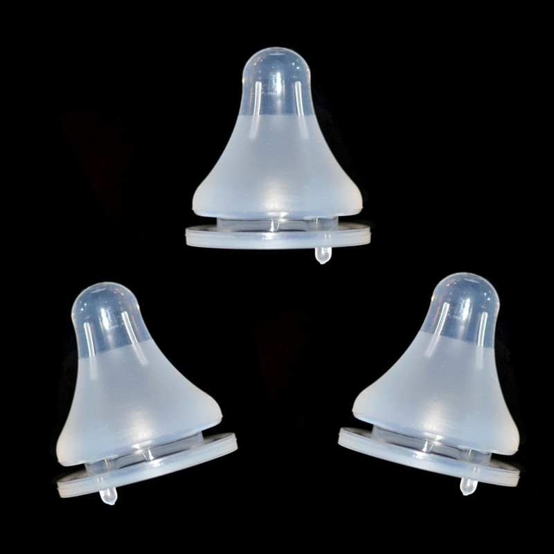 厂家直销标口母乳实感奶嘴标口径磨砂加厚自然奶嘴仿生硅胶奶嘴|ms