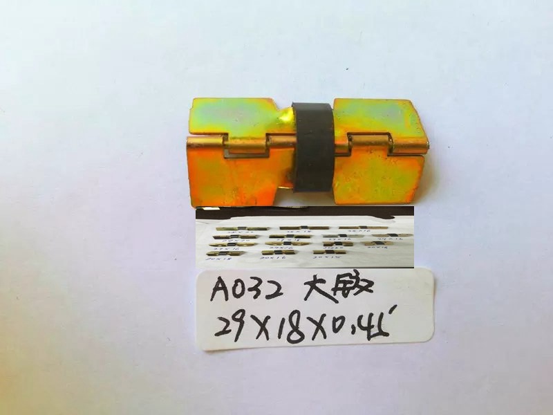 29*18青铜有齿加大铰直角木盒铰有包中力首饰盒合页弹簧塑胶铁链