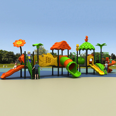 厂家直销幼儿园滑梯室外儿童乐园玩具 大型儿童塑料滑滑梯订制|ru