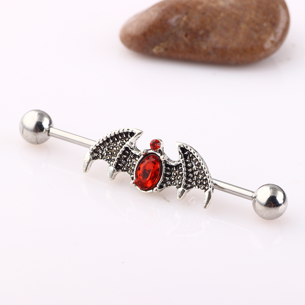 Labret piercing jewelry detail image