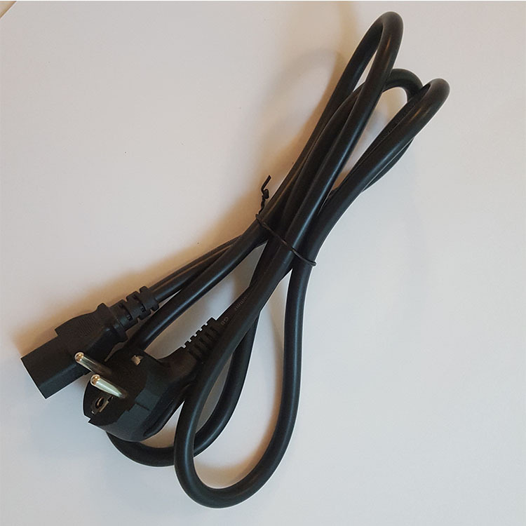 厂家直销 欧式品字尾电源 欧洲插头线 ce认证欧标3*1平方 现货