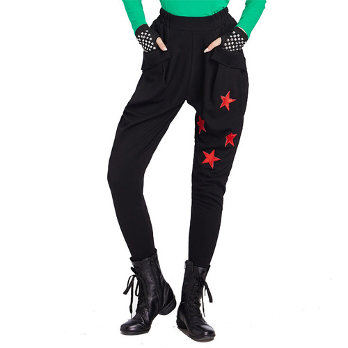 Sailor Dance Spring and Summer New Harem Pants Carrot Pants Square Dance Costumes Dance Performance Costumes Carrot Breeches