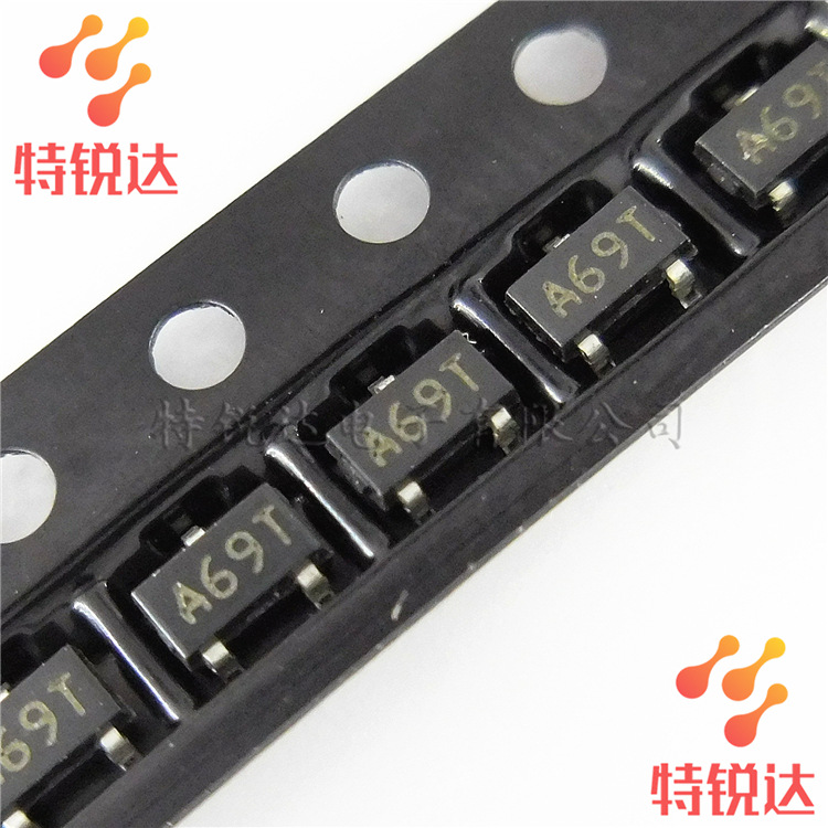 AO3406A SOT23-3 丝印：A69T N沟道场效应晶体管 MOS管 AO3406
