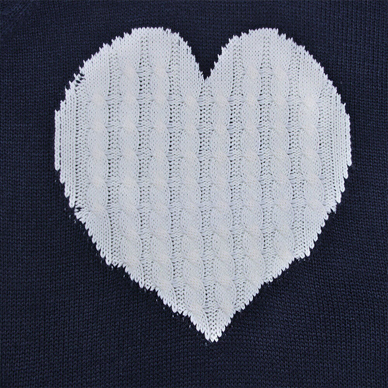 441g Weight Long Sleeve Sleeve Length Pullovers Placket Type Regular Sleeve Sleeve Type Polyacrylonitrile Fiber, knit Fabric Type Regular Top Length Sweater Tops Type Daily, Street Occasion Round Neck Neckline Slim Fit Type Heart Shape Pattern Spring, Autumn Season Women's Gender Elegant Style Wholesale Women's Elegant Heart Shape Long Sleeve Sweaters & Cardigans 37