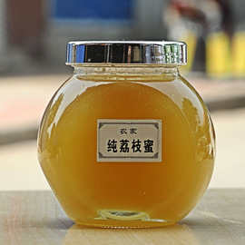 蜂场新采成熟荔枝龙眼雪脂莲苹果五味子蜂蜜500g淘宝微商代发