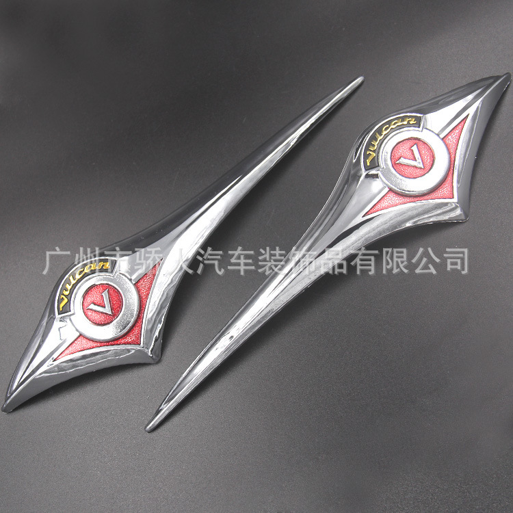 適用於川崎 火神VN500 VN650 VN800 VN900 VN1500 油箱立體標貼花