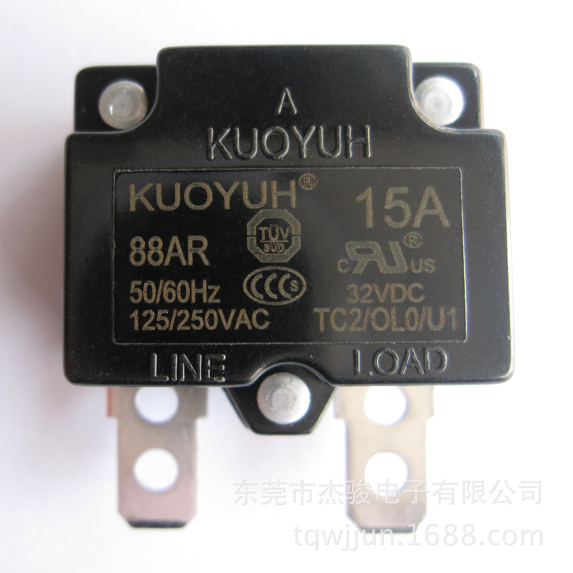 供应KUOYUH 88AR-15-014-SB系列自复位过载保护器 过流保护器