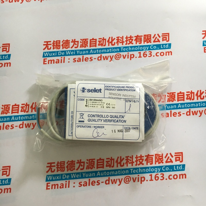 新品意大利SELET赛力特传感器B01AN15P0C5原装供应