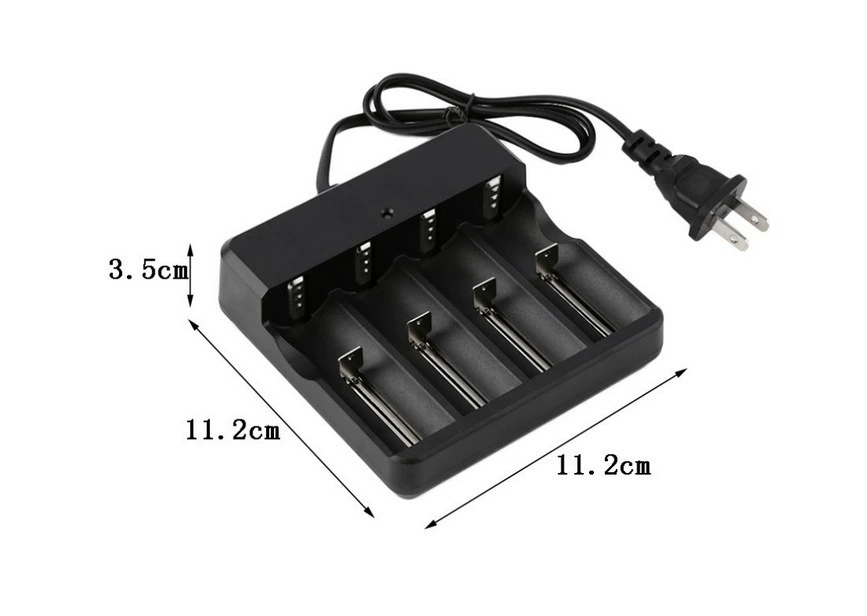 18650 зарядное устройство с четырьмя слотами 26650 зарядное устройство для литиевых аккумуляторов интеллектуальное Универсальное зарядное устройство для фонарей