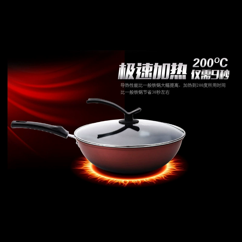 Сковорода с дымоотводом, безпригарная сковорода, подарок, многофункциональная плита, двойное использование стейк, жареные яйца, можно обработать