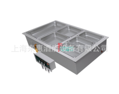 美国赫高三联嵌入式保温汤池（带去水/自动上水）Hatco HWBI-3MA