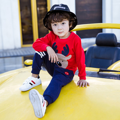 2020新款男童女童卫衣长袖纯棉上衣批发中小童儿童韩版宽松秋装潮|ms