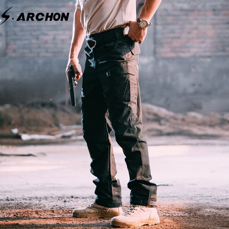 Regular Top Length Cargo Pants Pants Type Outdoor, Extreme Challenge Occasion Men's Outdoor Extreme Challenge Casual Solid Color Full Length Cargo Pants