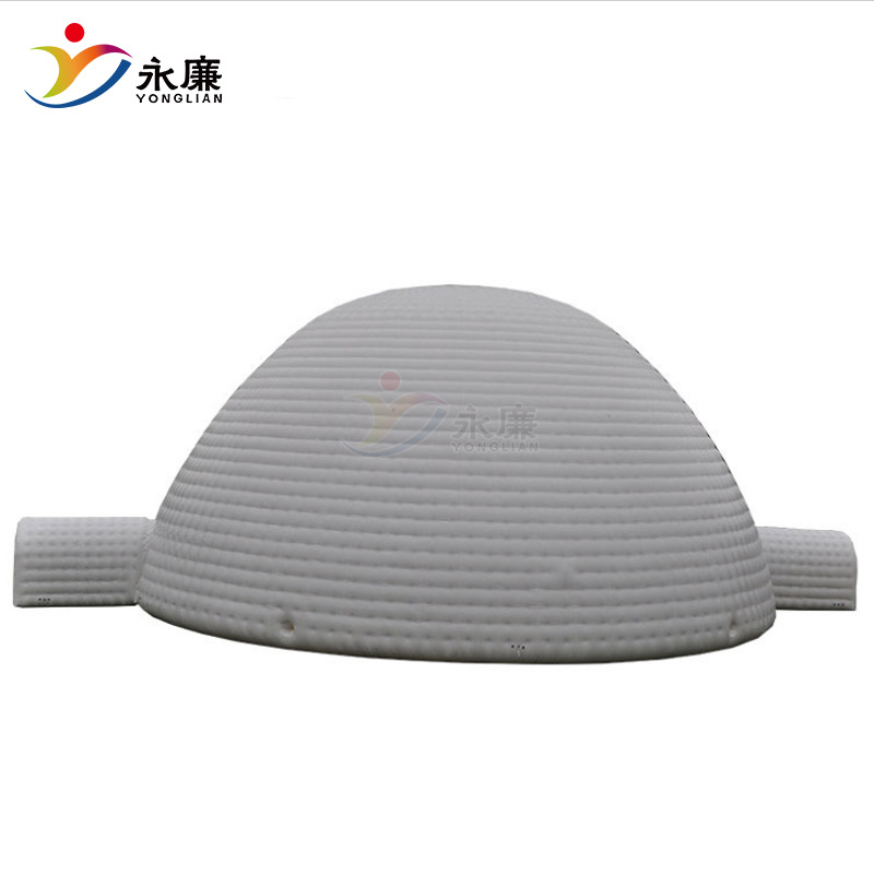 [厂家供应] 大型闭气充气帐篷 圆拱形帐篷 充气房子 临时帐篷