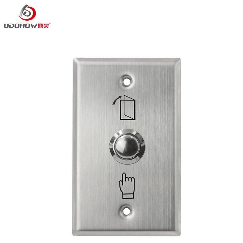 鼎昊美规不锈钢开门按钮 110*70开门按扭 门禁出门开关