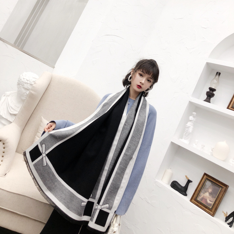 Warm Thick Dual-Use Scarf NSCM101086