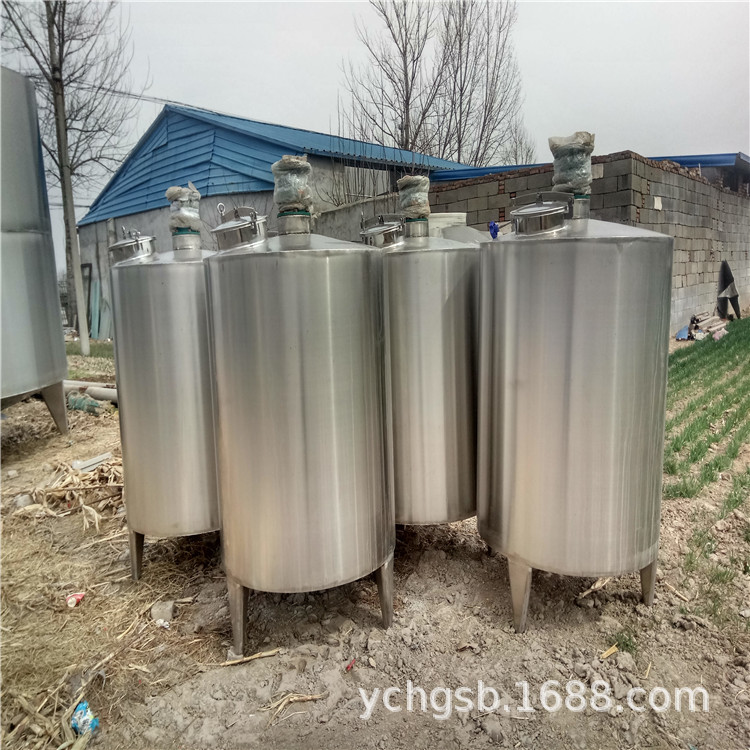 杭州出售二手不锈钢搅拌罐   1立方-30立方不锈钢搅拌罐
