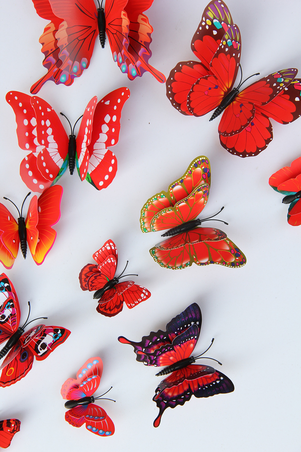 pegatinas de pared de mariposas creativas juego de 12 piezaspicture16