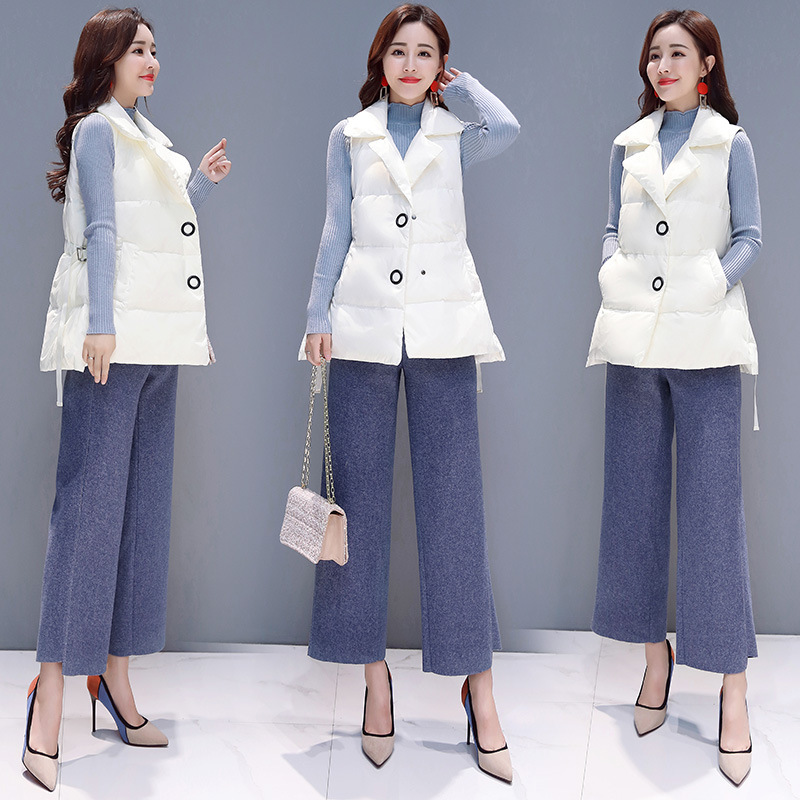 Gilet femme en Mélange de fibres chimiques - Ref 3317532 Image 3