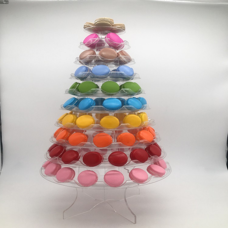 新款10层马卡龙展示架 马卡龙展示架 蛋糕架 马卡龙塔 婚庆展示架