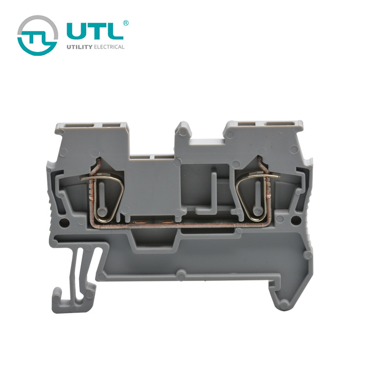 尤提乐JUT3-1.5导轨安装电缆连接器阻燃V0弹簧式快速接线端子现货