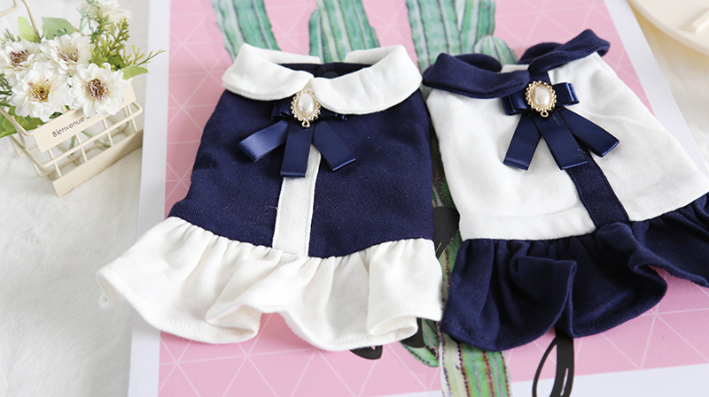 蝴蝶领结气质裙