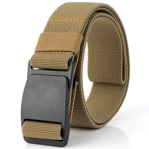 TUSHI elastic belt Donaif plastic steel pom buckle casual versatile belt customizable logo