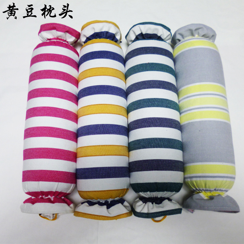 Manufactor Produce The old coarse cloth candy new pattern Cylinder cervical vertebra pillow Soy Filling Stall On behalf of