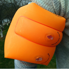 Thickened Adult Inflatable Yellow Round Floating Sleeve Swim Ring Wholesale Double Airbag Drum Swim Arm Ring