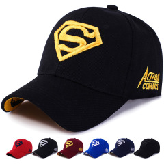 Hat men's trendy peaked cap men's baseball cap Korean style hip-hop hat visor summer fashion casual versatile day