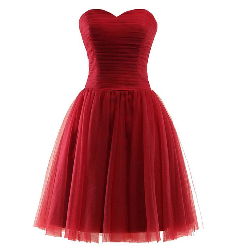 2021 Summer New Multicolor Mesh Tube Top Short Dress Bridesmaid Sisters Dress Back to School Performance Host Dress 2021 Summer New Multicolor Mesh Tube Top Short Dress Bridesmaid Sisters Dress Back to School Performance Host Dress