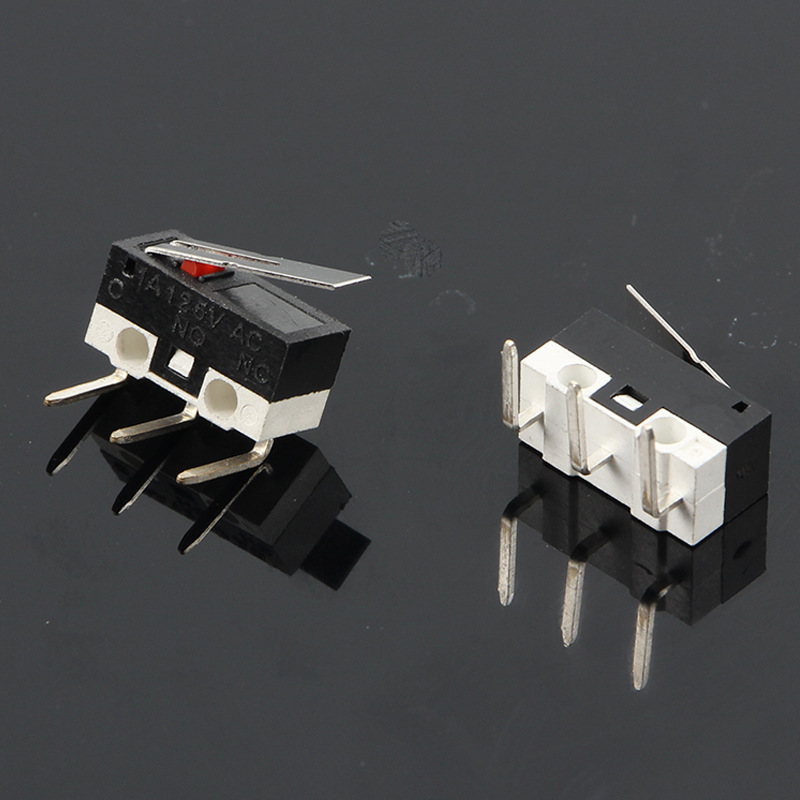 弯脚带柄开关  带柄微动开关 鼠标开关 可加工