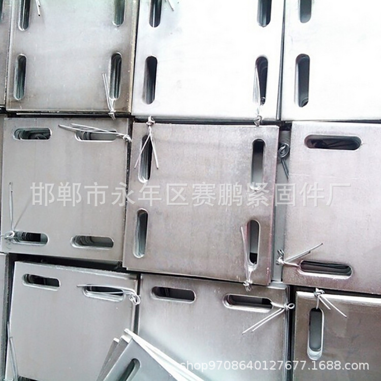 专业生产预埋件国标预埋件钢板铁板100*120幕墙配件焊接铁板定制