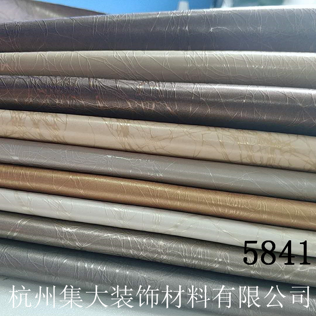 现货PVC人造革闪清晰电纹家用软包背景墙装饰皮革硬包皮革沙发革