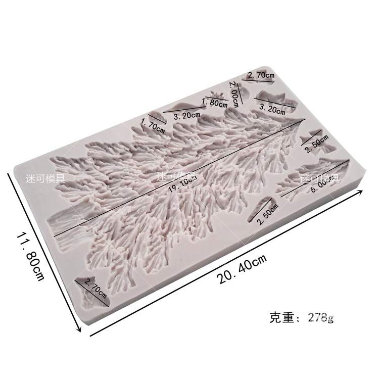 Árbol de Navidad calcetines muleta molde de fondant de silicona molde de chocolate molde de epoxi molde de arcilla herramienta de horneado de fondant