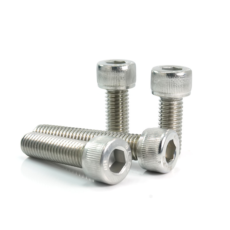 【M5*6-150】GB70 304不锈钢圆柱头滚花内六角杯头螺丝DIN912