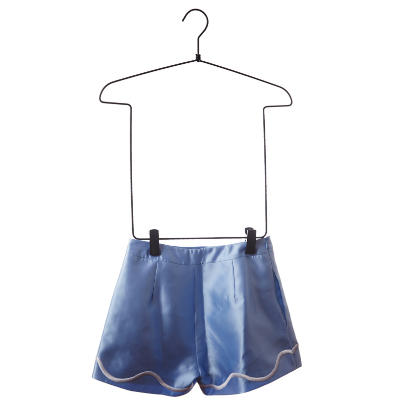 厂家定制 金属连体套装衣架挂衣服裤子衣架服装店专用衣服挂裤架